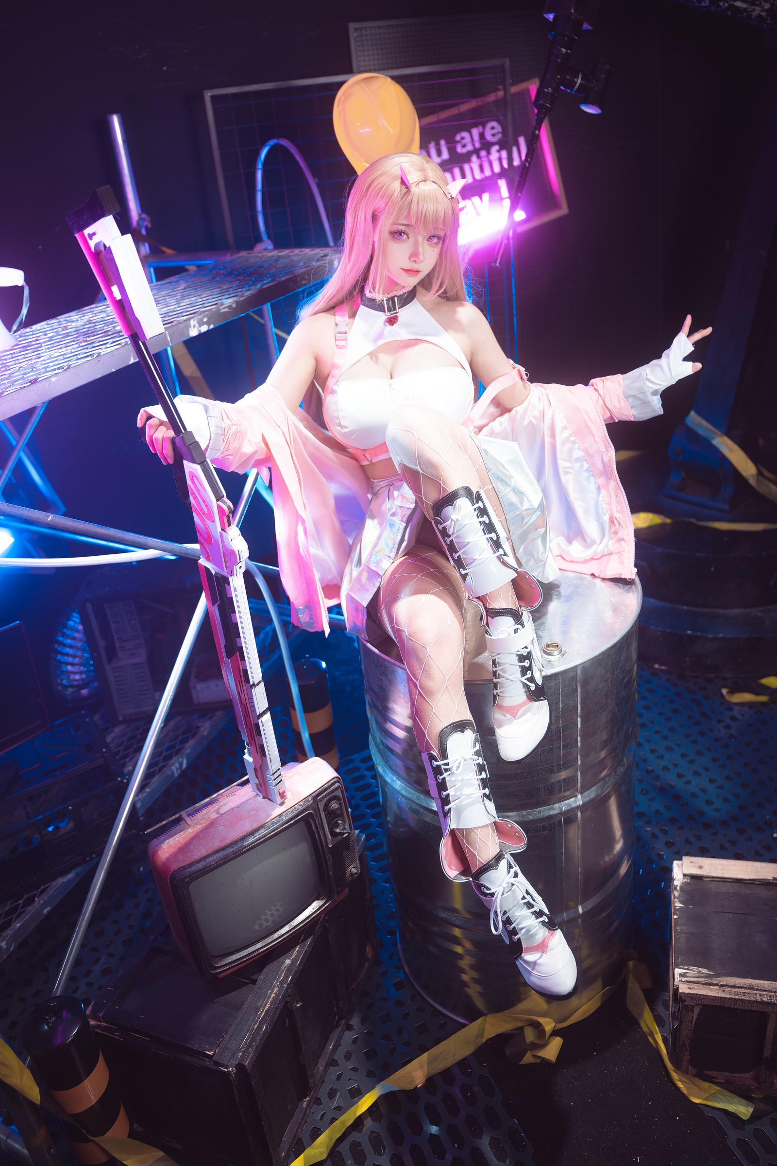 Seya-狮砸 – 胜利女神：妮姬 毒蛇 Cos 高清写真（12P-155.3MB）