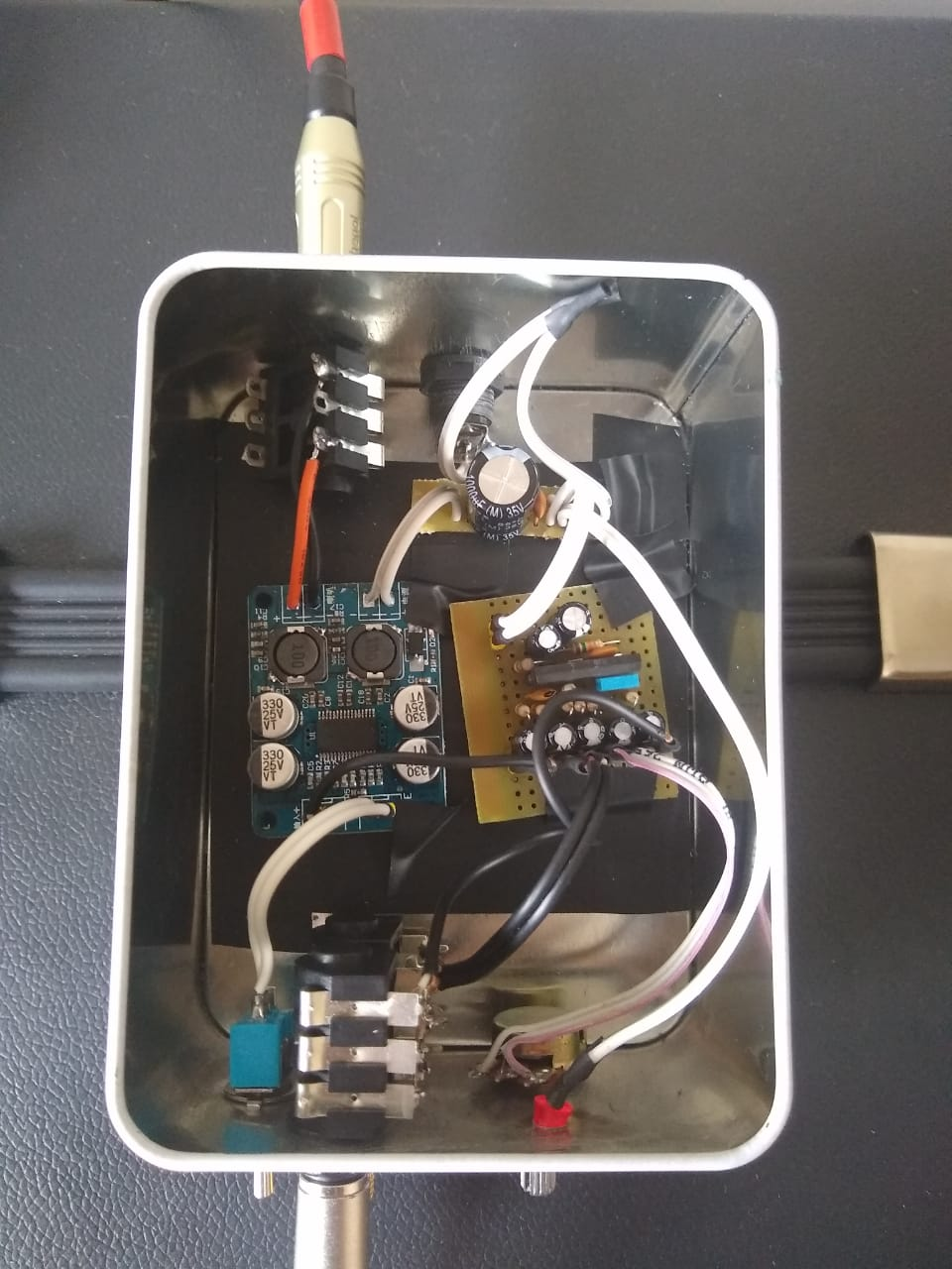 High pitched whine in preamp. Oscilaltion?