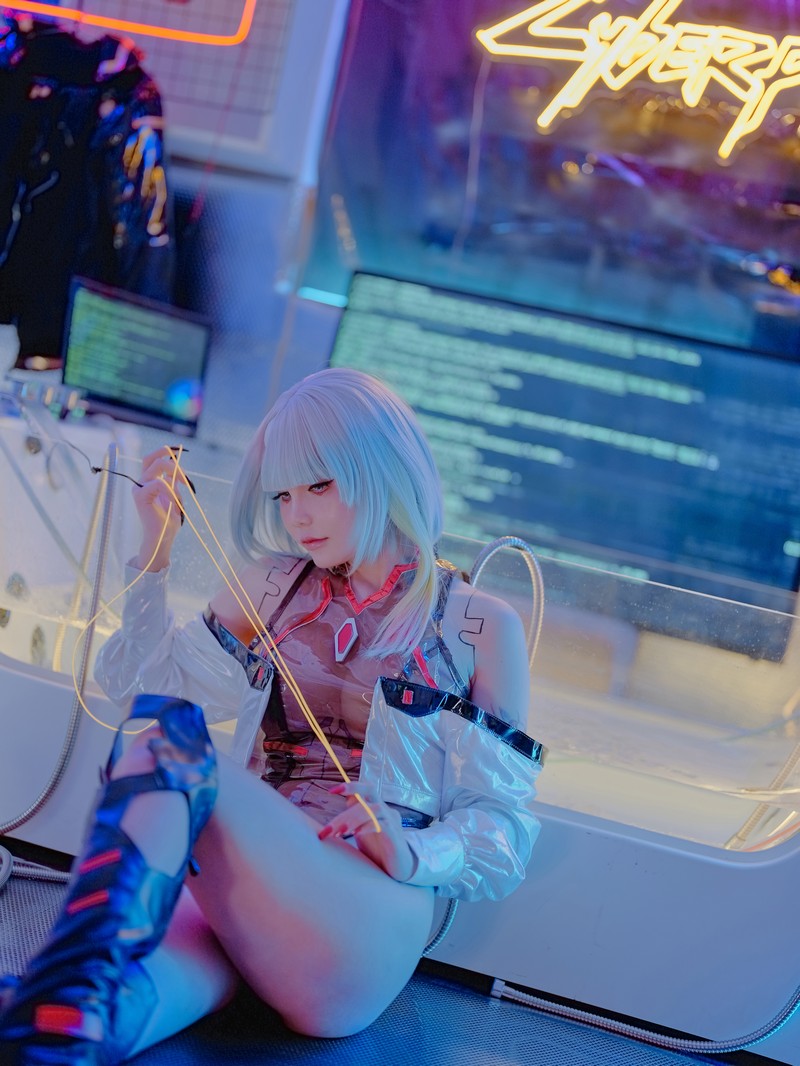 Joyce Lin2x Lucy Cosplay Cyberpunk Edgerunners 高清图集 51P插图3