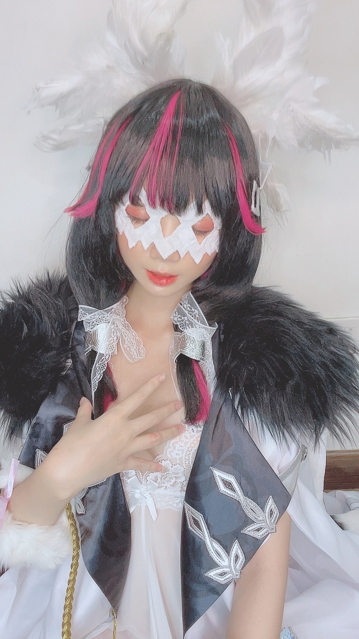PoppaChan Columbina Cosplay Set (Genshin Impact Fatui) – 146 Photos 346MB插图4