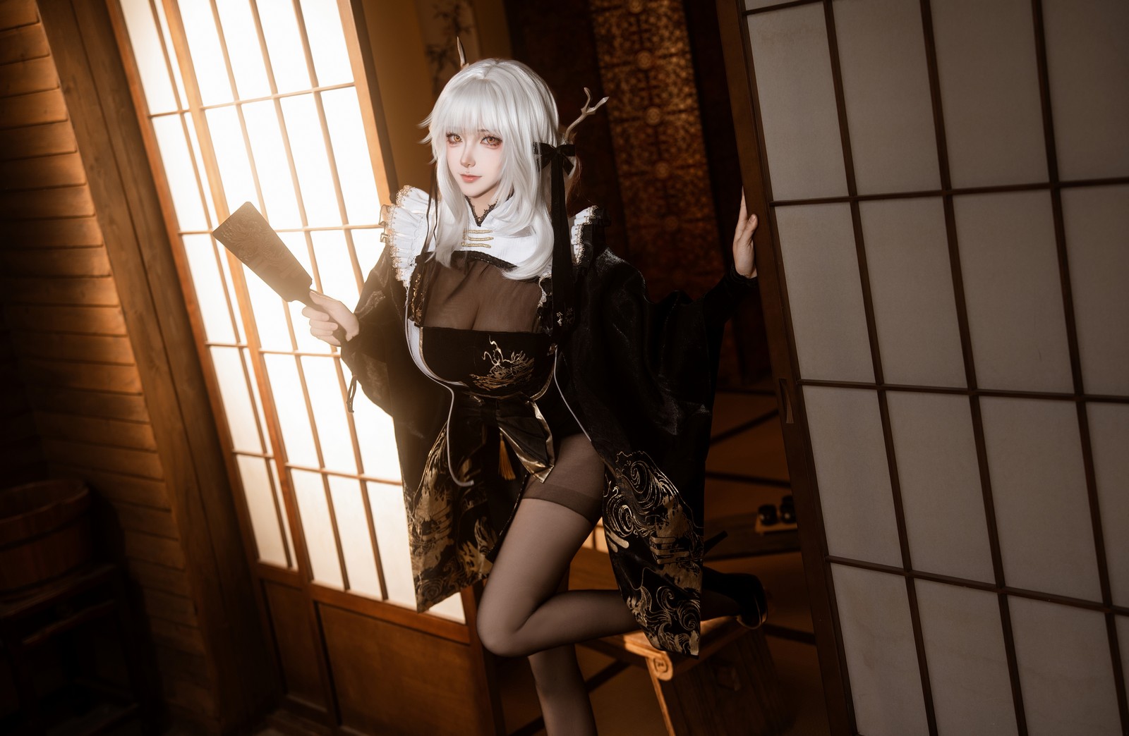 Seya-狮砸 – Nikke 布兰儿 和服 Cos 高清写真（12P-124.1MB）插图9