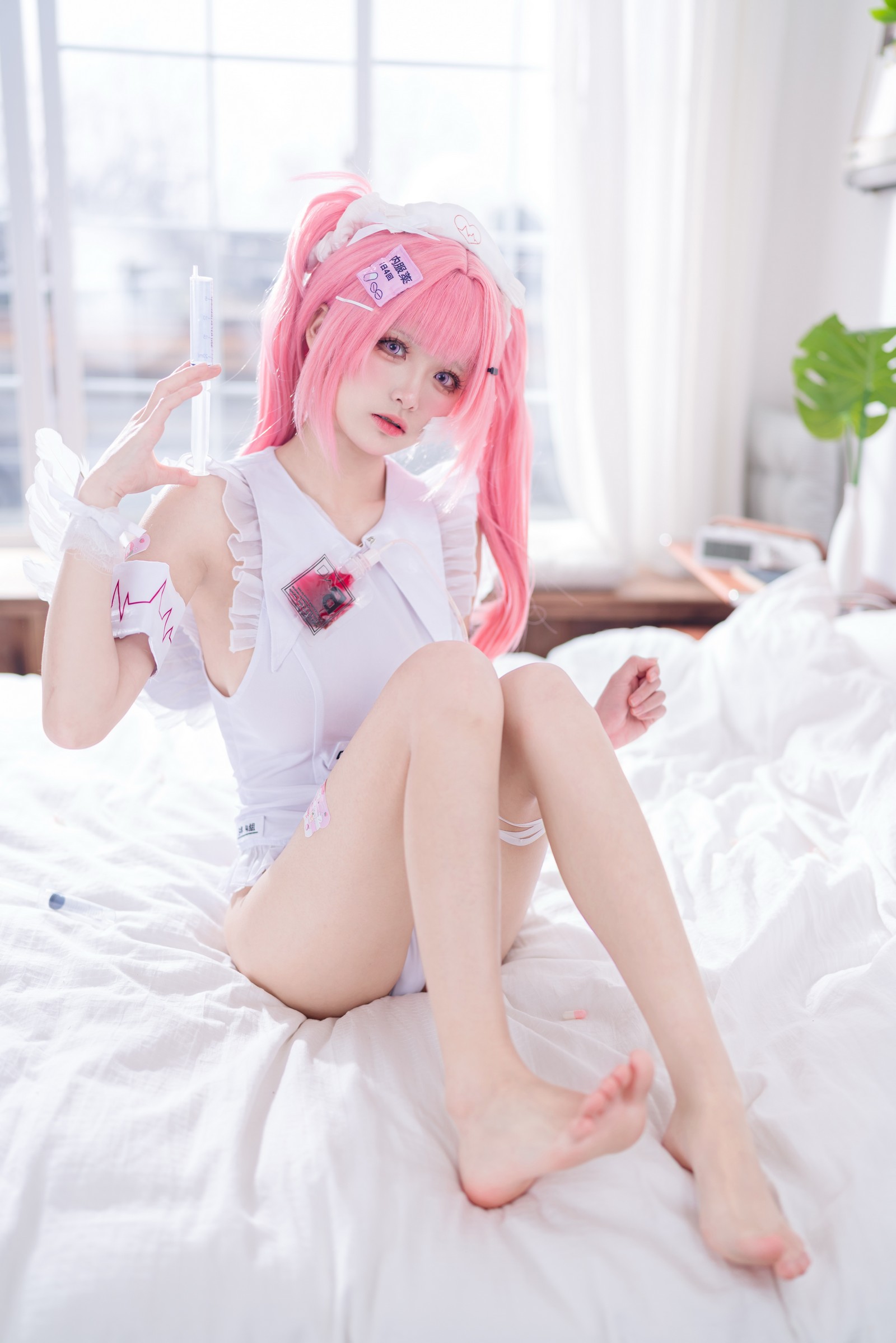 九柒喵 – 小护士针筒 写真合集（48P-139.5M）护士制服 Cos 高清图集插图6