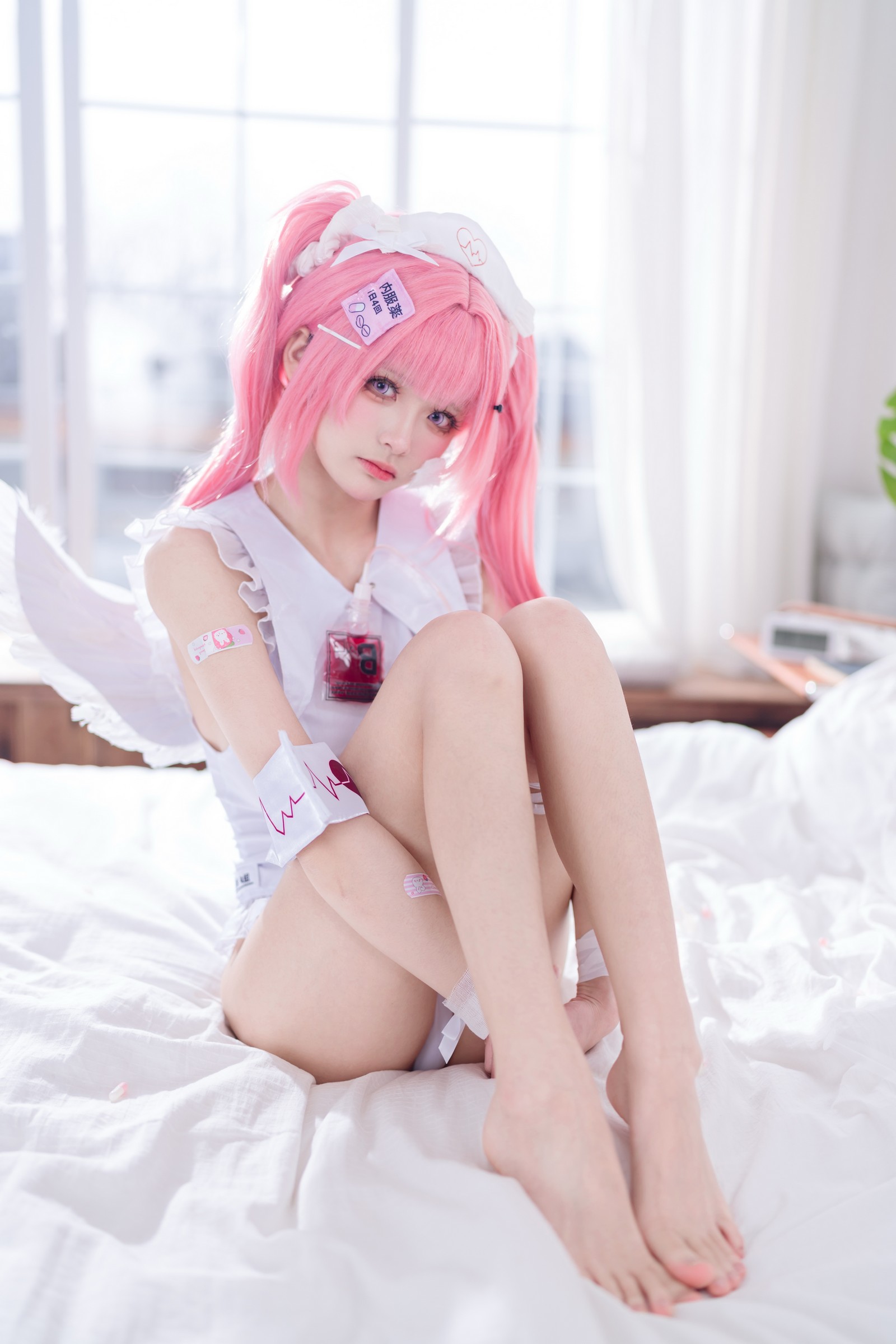 九柒喵 – 小护士针筒 写真合集（48P-139.5M）护士制服 Cos 高清图集插图6