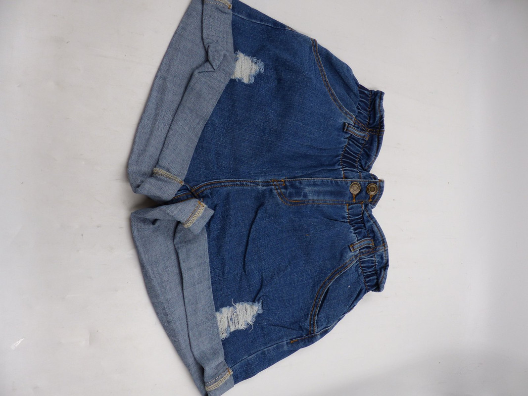 FASHION NOVA WASIT OF TIME DISTRESSED DENIM SHORTS MEDUIM BLUE WASH SZ M 2154900