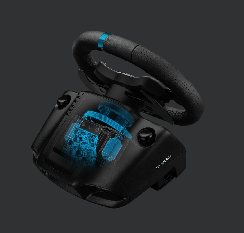 Volante y pedales Logitech G923 para PlayStation y PC con tecnología TRUEFORCE.
