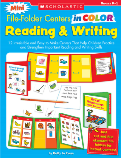 Download Mini File-Folder Centers in Color: Reading & Writing: Grades K-1 PDF or Ebook ePub For Free with Find Popular Books 