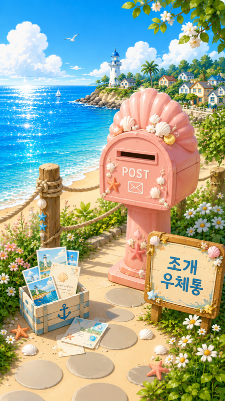Seashell Mailbox