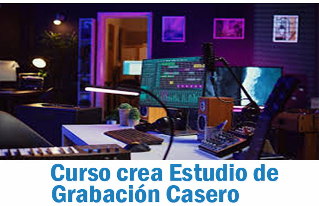 Curso arma estudio de grabación casero audio sonido profesional 3 Dvd