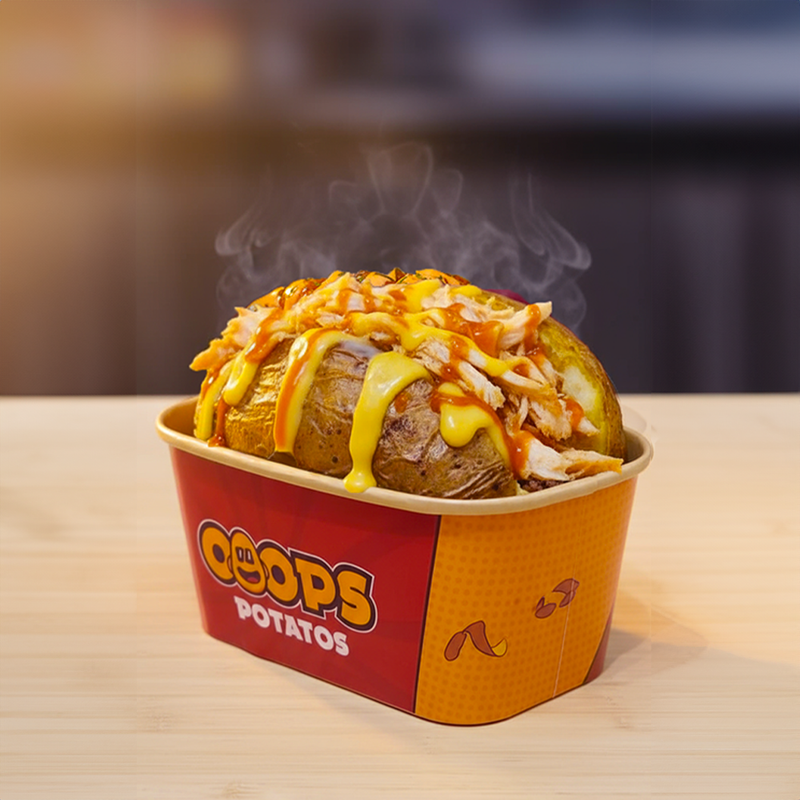 Dubai Chicken Baked Potatoes