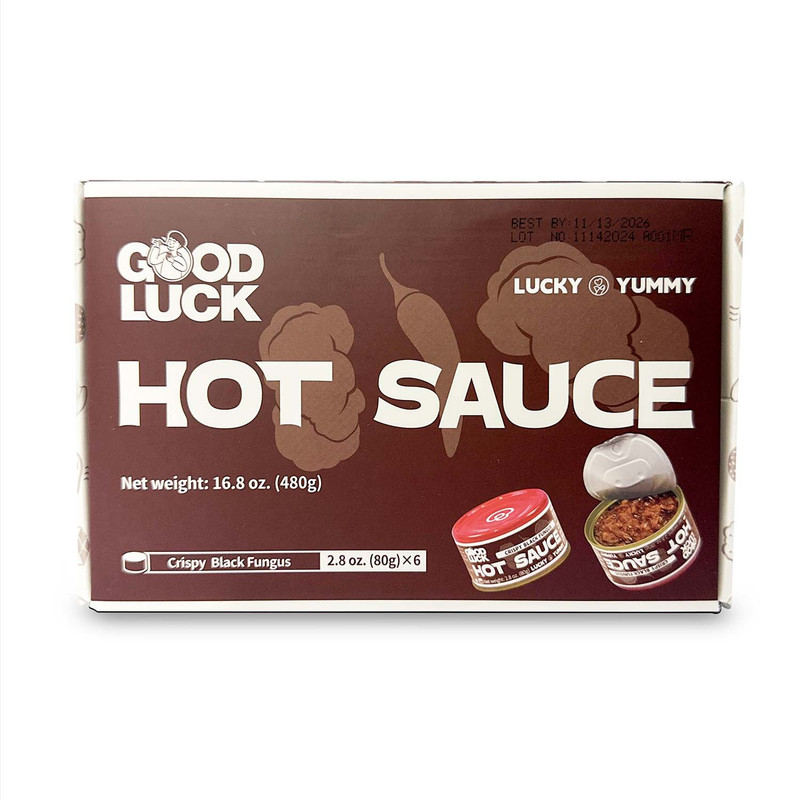 Good Luck Hot Sauce Crispy Black Fungus Gift Box