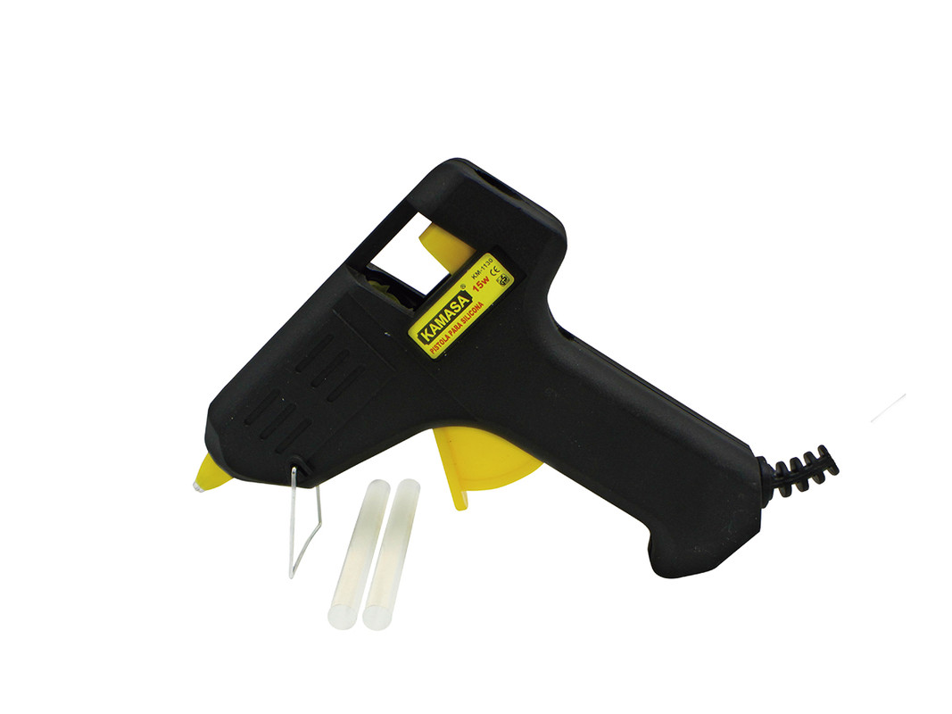 PISTOLA PARA SILICONA 15W KAMASA