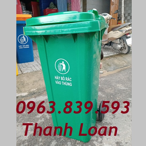 Thùng rác nhựa 120L rẻ tại HCM./ 0963.839.593 Thanh Loan Th-ng-r-c-120-L-xanh-l-thung-r-c-nh-a-c-b-nh-xe-r