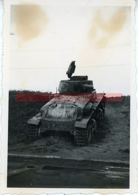 Panzer Tank beute Schrift Kämpfe Foto