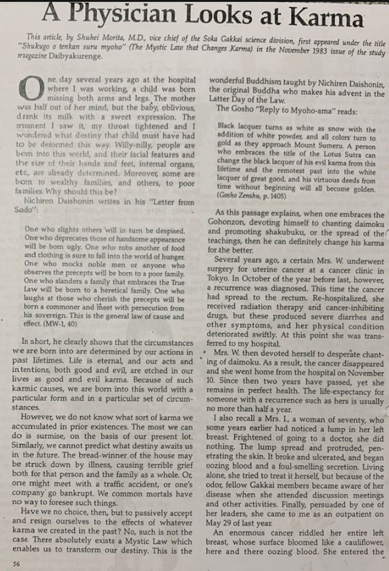 Physician Karma Faith Healing