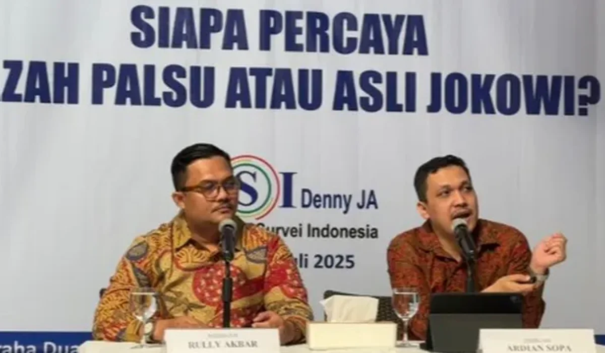 LSI Denny JA Jelaskan Alasan Publik Tolak Isu Ijazah Palsu Jokowi