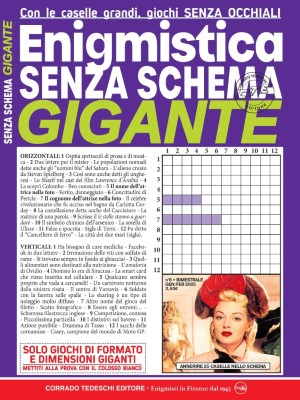 Enigmistica Senza Schema Gigante - Dicembre 2024