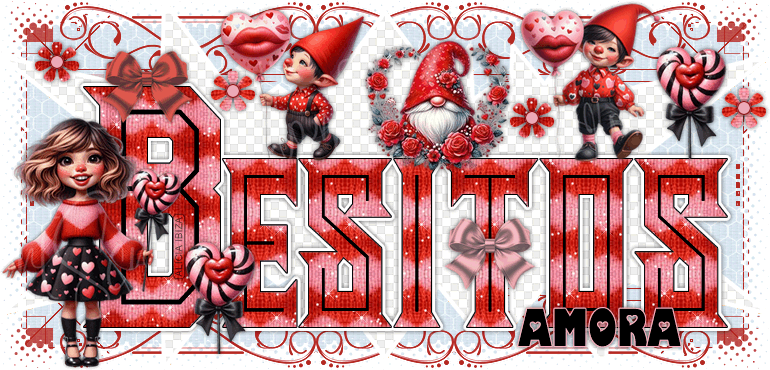 Besos Romantic Nomes amora