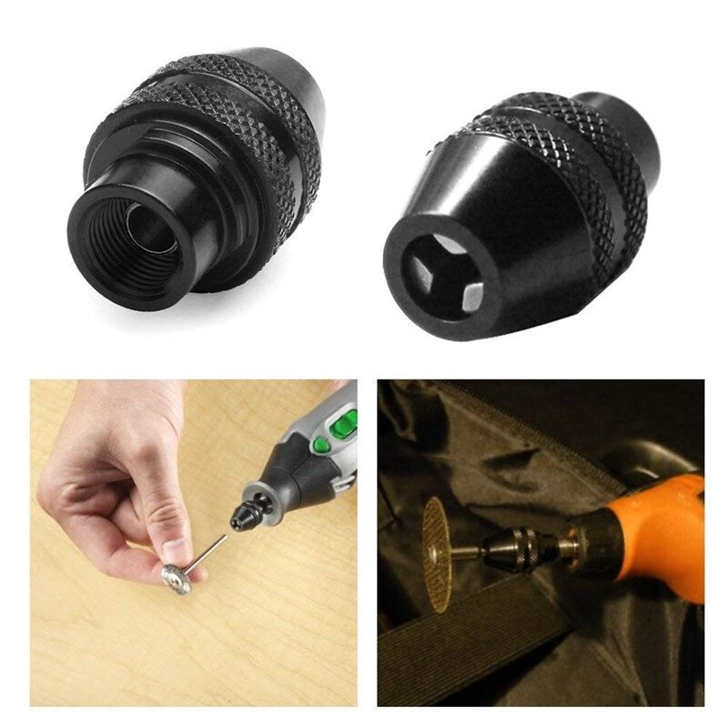 Keyless Chuck 3Pcs Quick Change for Dremel Rotary Tool Drill Universal Accessory eBay