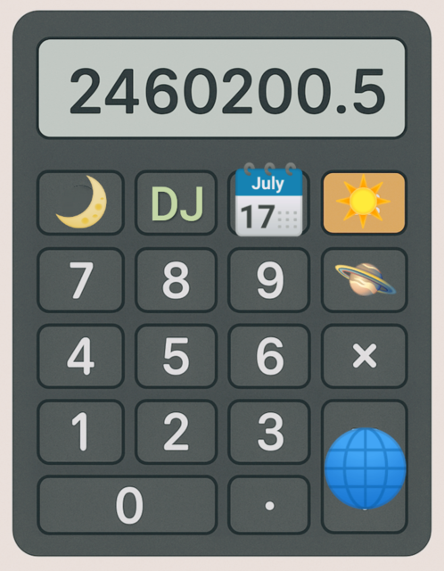 calculadora astronmica de fechas y da juliano