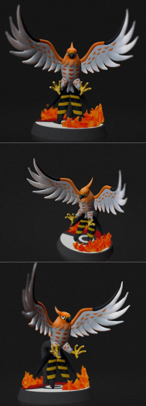 Talonflame Pokemon Fgurine Pokemon Unite – 3D Print Model
