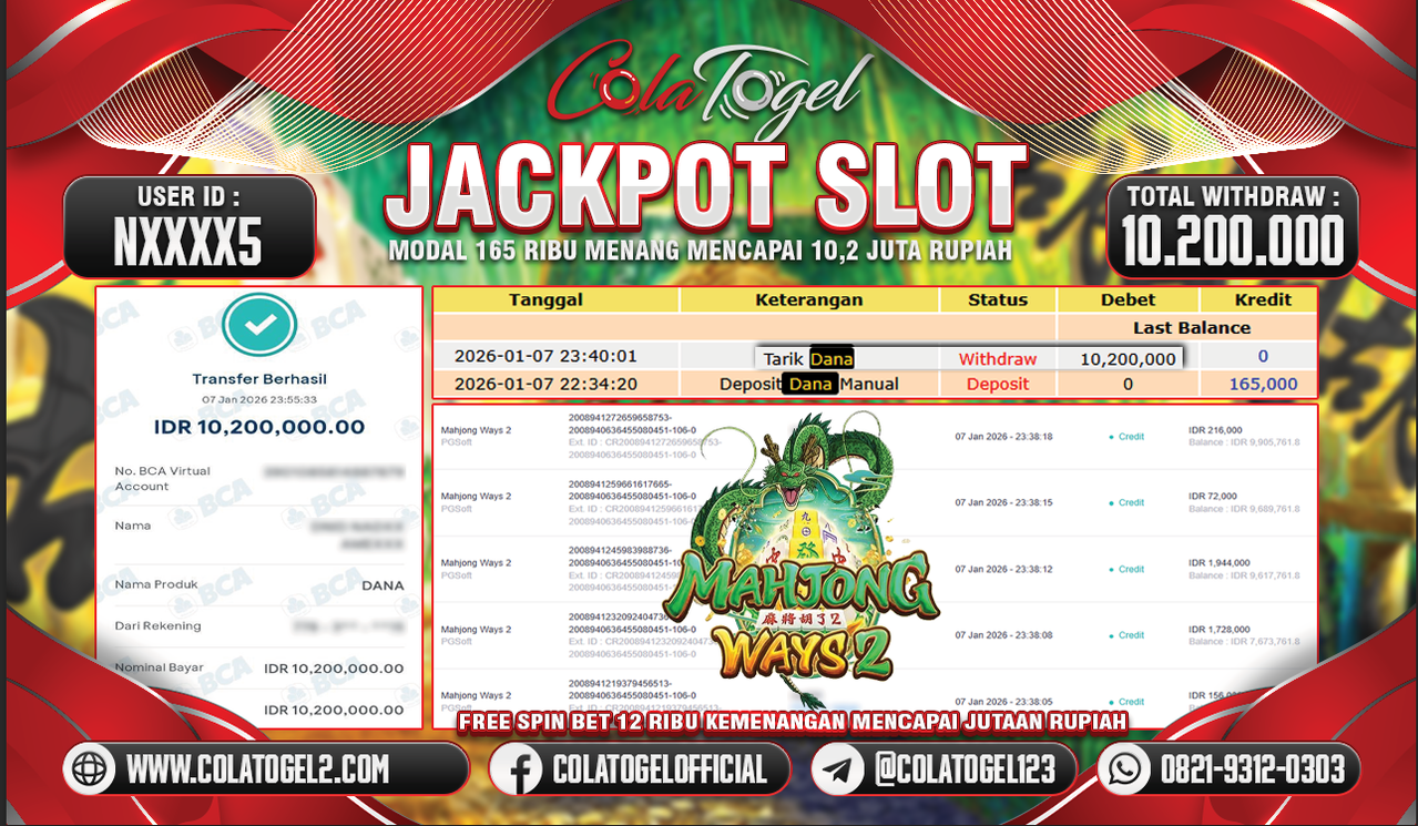JACKPOT SLOT GACOR!!