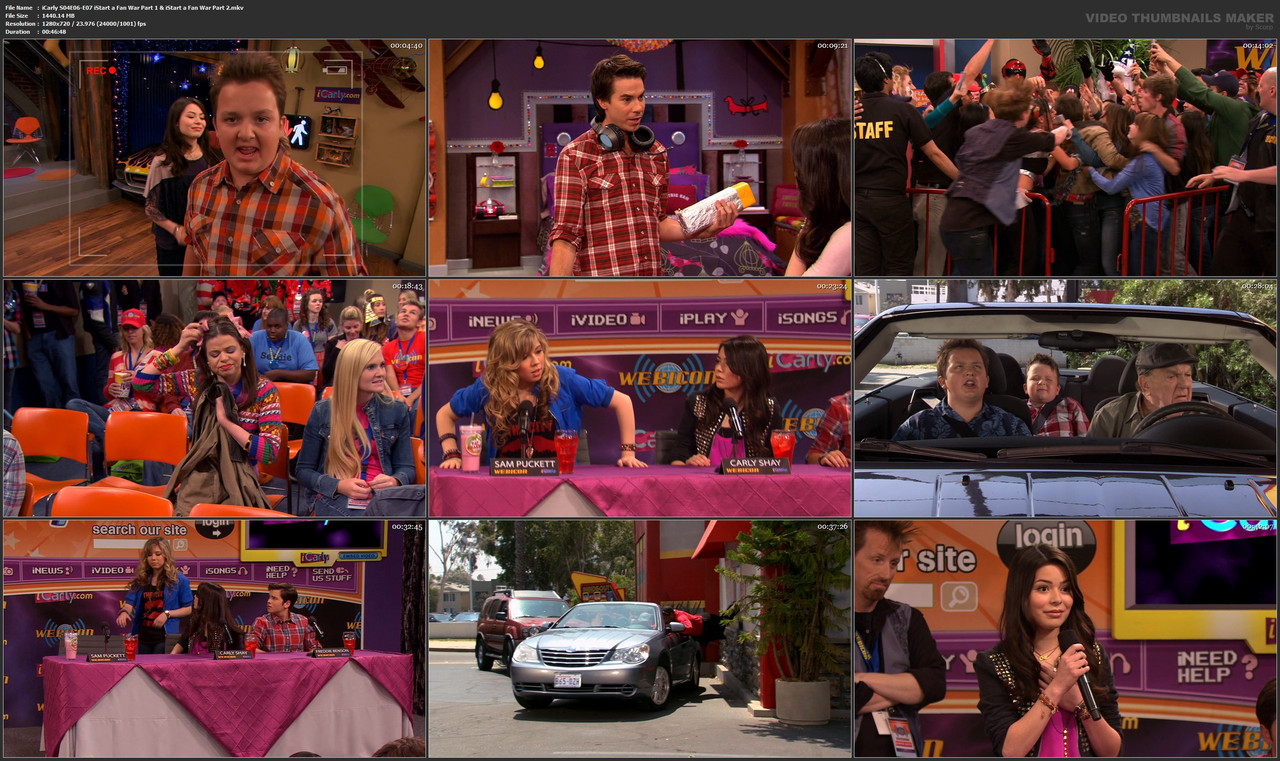 iCarly S04E06-E07 iStart a Fan War Part 1 & iStart a Fan War Part 2.mkv