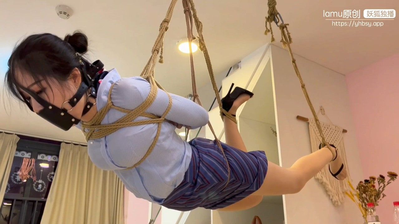 lamu原创 小思紧缚挣扎逃脱挑战.mp4_20230202_130753.647