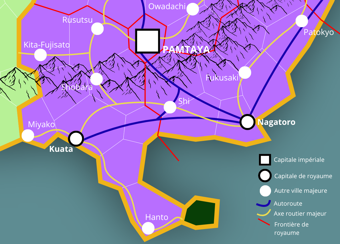 Carte Royaume Salaki et alentours