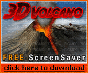3d volcano