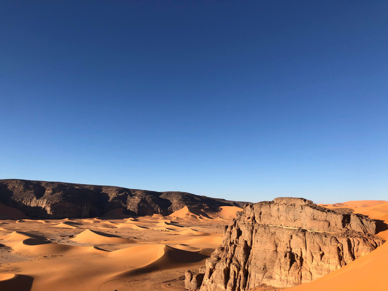 Marche dans les dunes