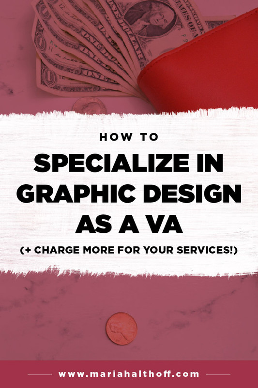 If you really want to increase your worth as a VA, one of the best things you can do is choose an area of expertise to specialize in. Here’s what you need to know to specialize in graphic design as a virtual assistant!