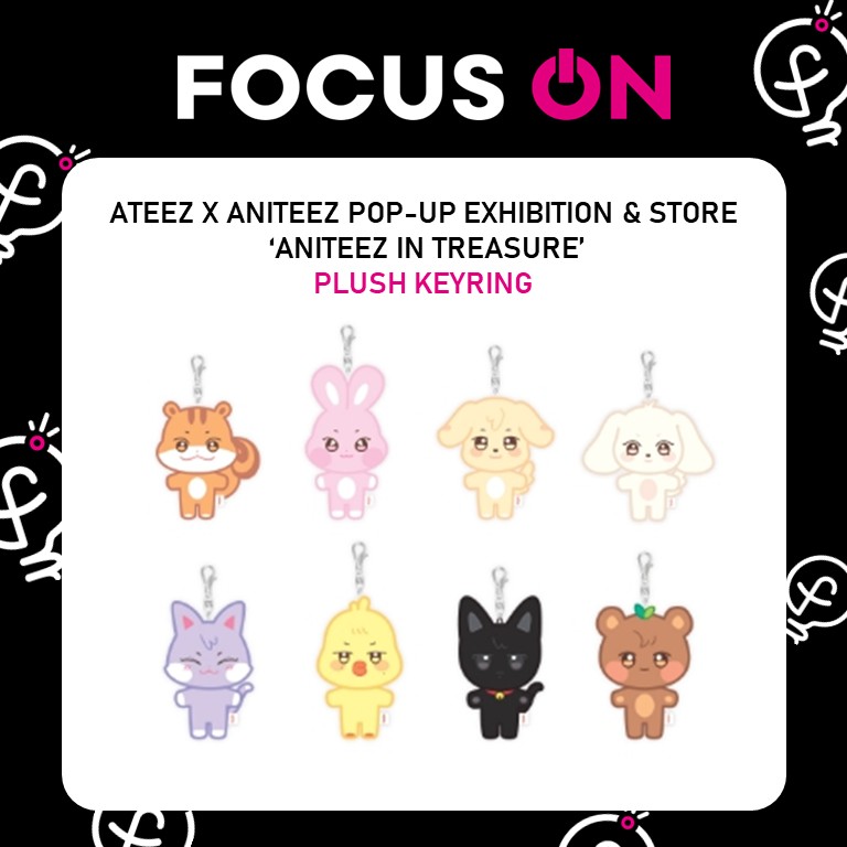 数々の賞を受賞 IN KEYRING PLUSH MD Pop-Up TREASURE IN ANITEEZ ATEEZ STOCK] アイドルグッズ