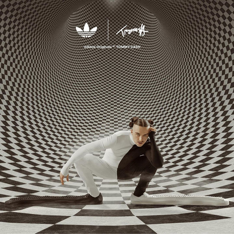 Adidas e Tommy Cash, scarpe più lunghe Adidas e Tommy Cash, scarpe più lunghe