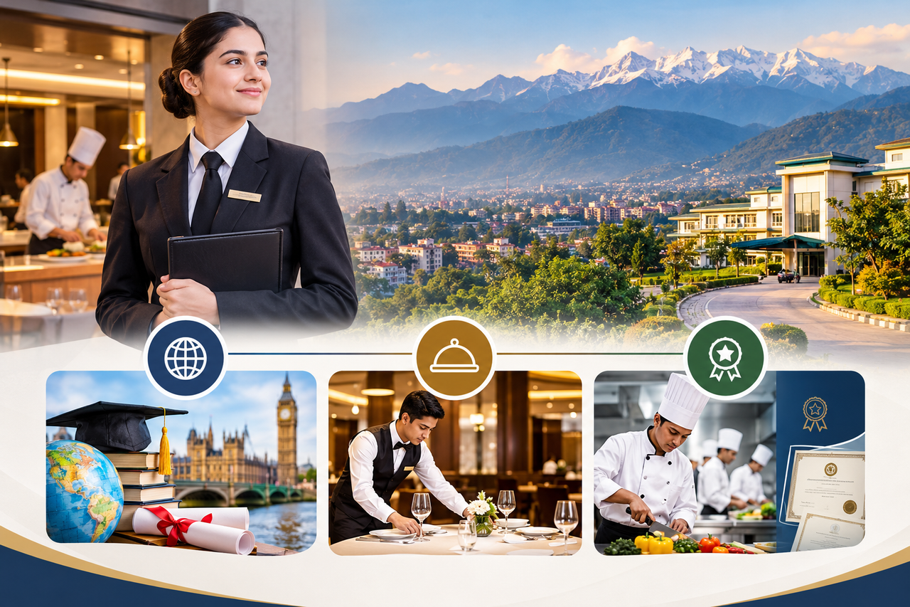 Institute Of Hotel Management Dehradun - Servo IHM students in hospitality training