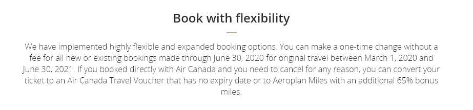 Cancelaciones Air Canada: bonos, cambio de fecha o reembolso - Foro Aviones, Aeropuertos y Líneas Aéreas