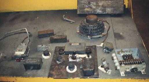 снятое оборудование башни