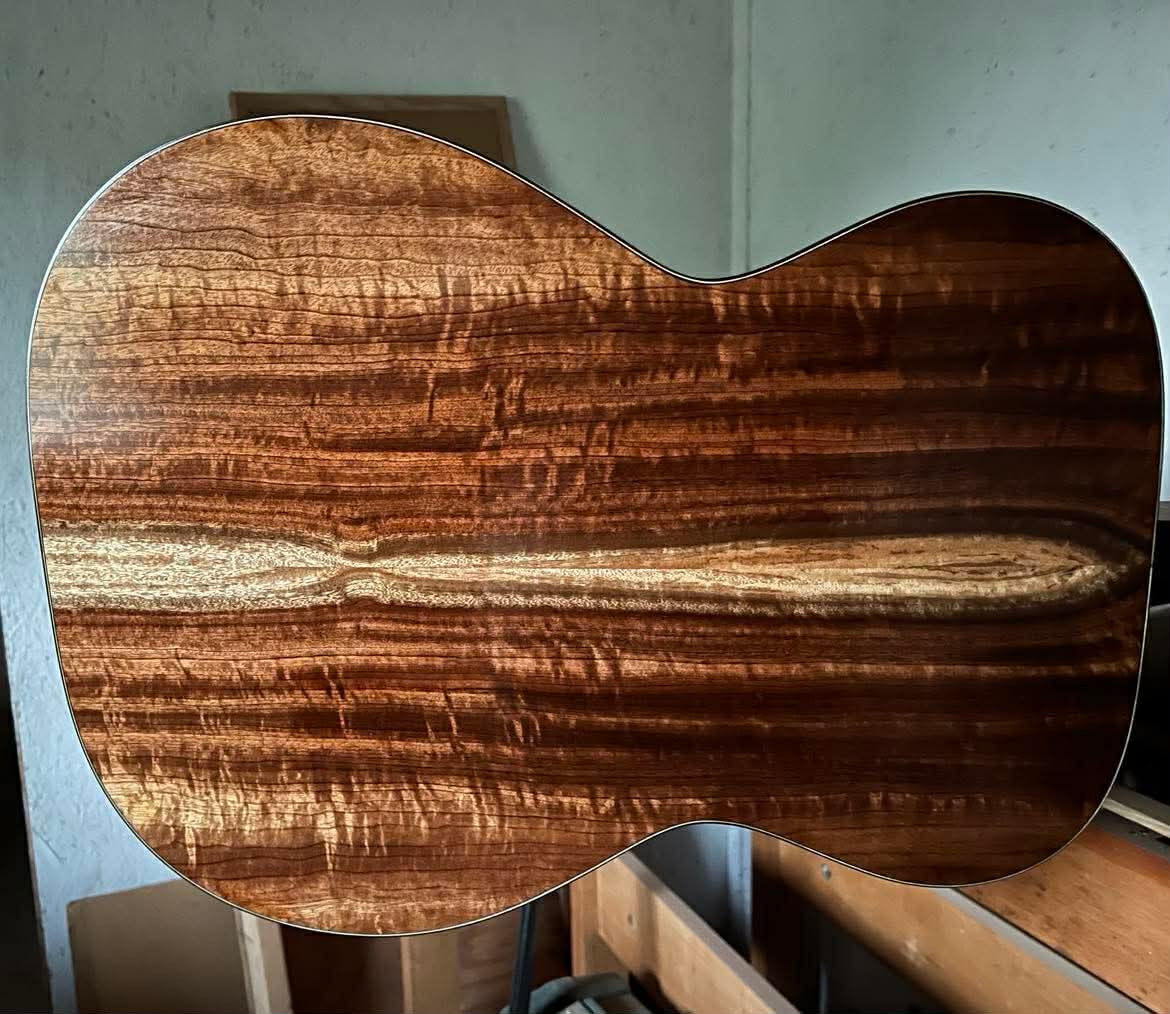 Guitar back — Osage Orange