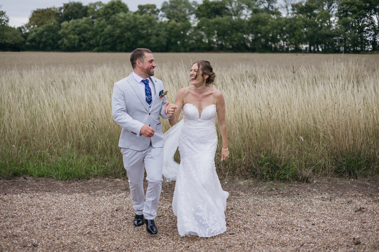 Couple portrait during their wedding day