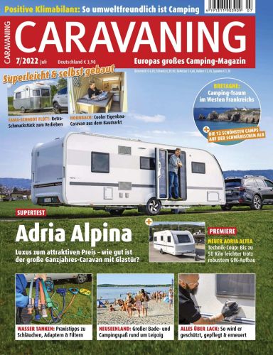 Cover: Caravaning Magazin Juli No 07 2022