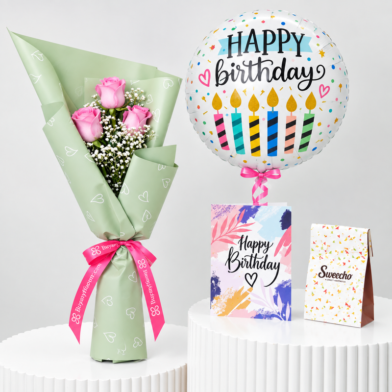 Pink Birthday Delight Bundles BAG