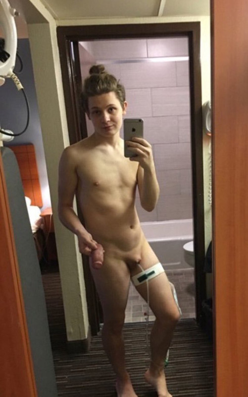 tranny penis in hand