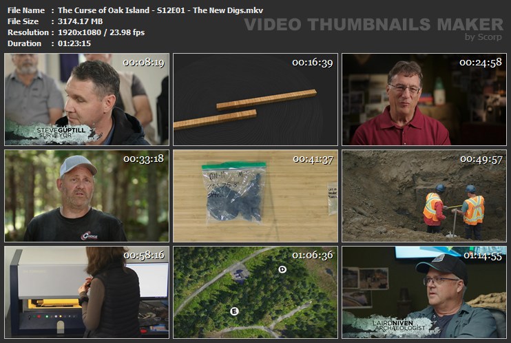The Curse of Oak Island - S12E01 - The New Digs.mkv