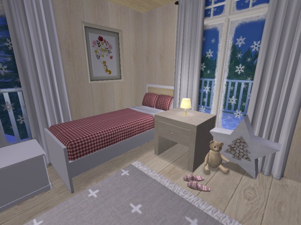 Hellohello: Domy - Stránka 4 Christmas-Chalet-interior-85