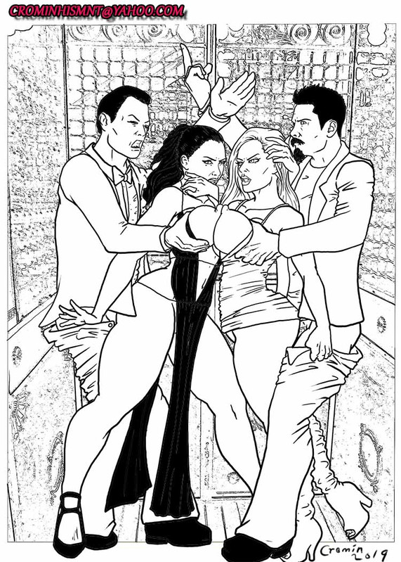 sexfight in an elavator