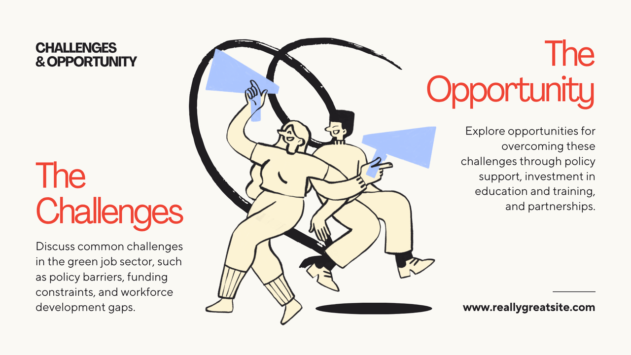 Orange and Beige Playful Illustration Sustainable Business Presentation