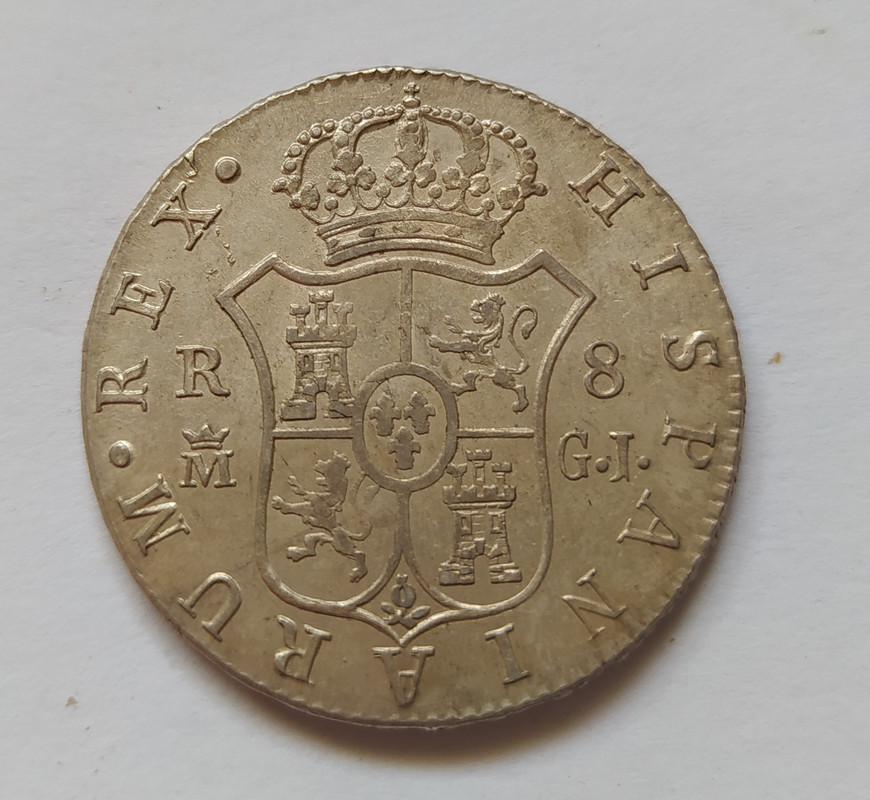 fernando VII 8 reales madrid - 8 Reales Fernando VII. Madrid 1816·GJ 1614005212095