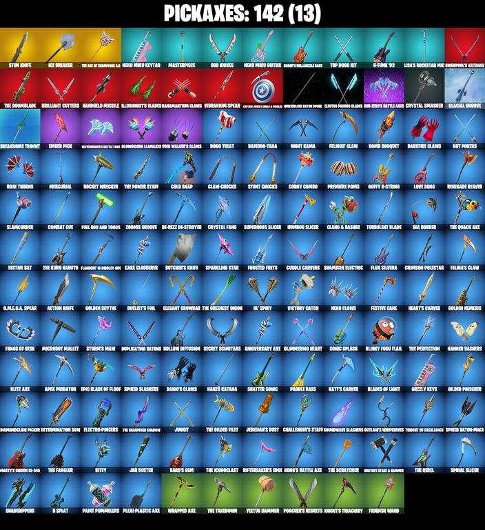 pickaxes comp