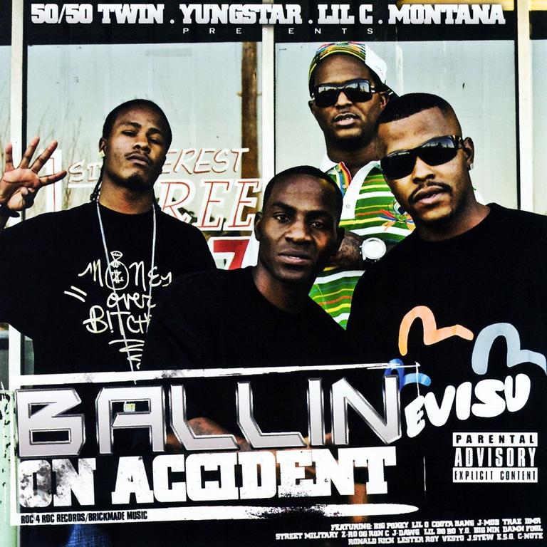 50-50 Twin - Ballin On Accident (Lil C, Montana & Yungstar) cover