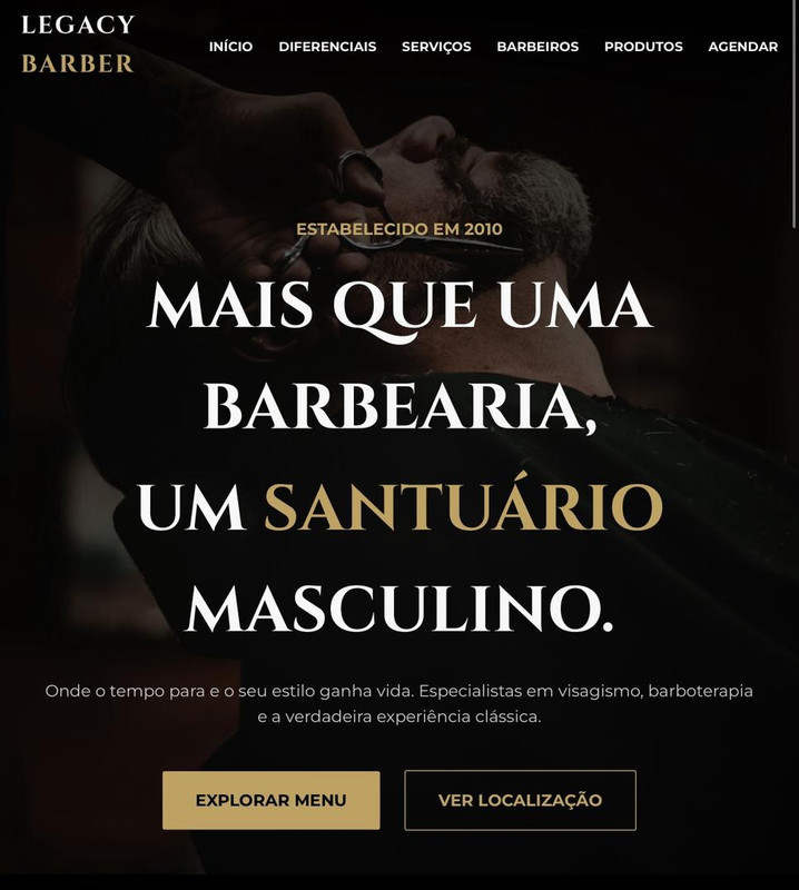 Site Barbearia