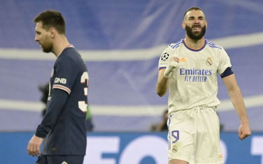 Epico Real Madrid e impetuoso Benzema con una tripletta in 17 minuti, PSG fuori dalla Champions
